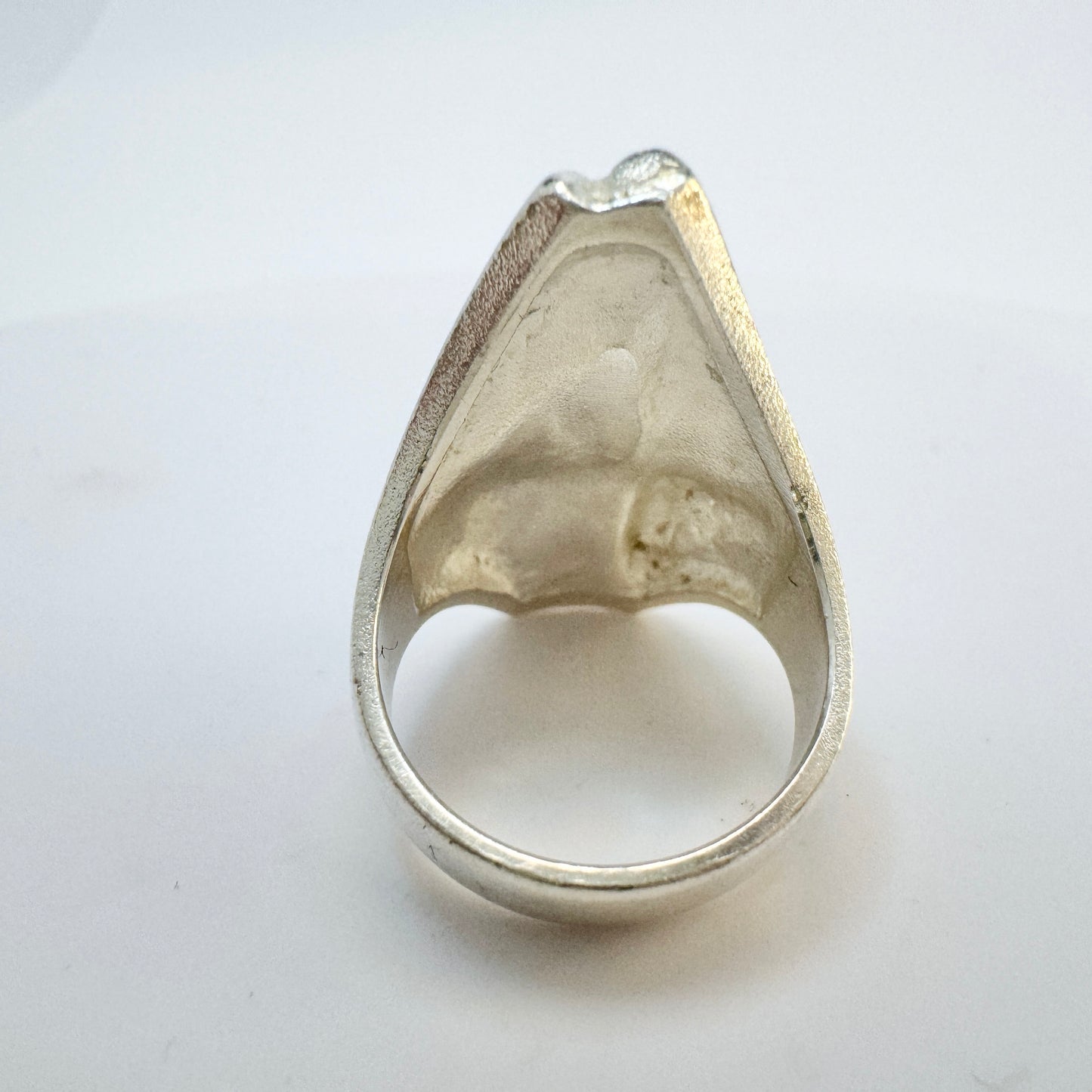 Bjorn Weckstrom for Lapponia Finland 1996. Vintage Sterling Silver Ring.