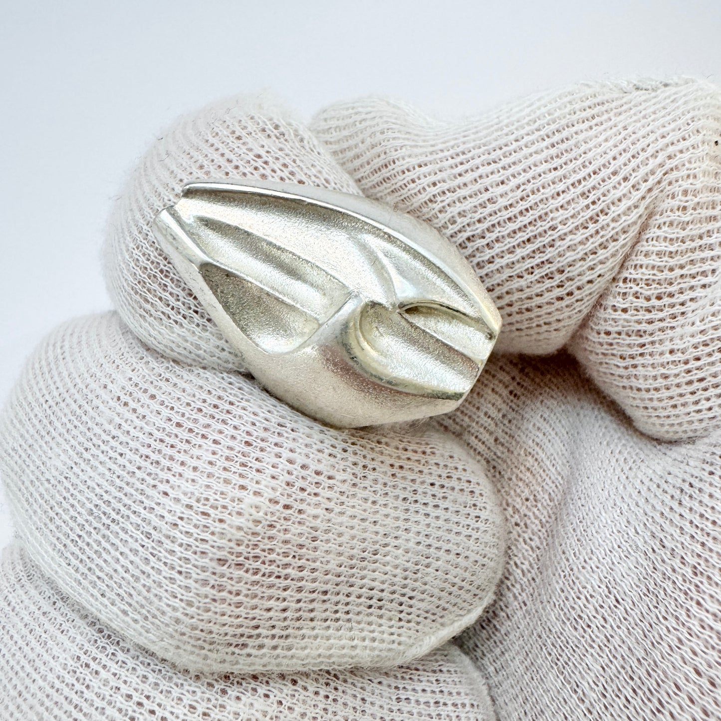 Bjorn Weckstrom for Lapponia Finland 1996. Vintage Sterling Silver Ring.