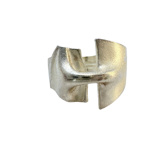 Bjorn Weckstrom for Lapponia, Finland 1993. Vintage Sterling Silver Ring. Design: Styks