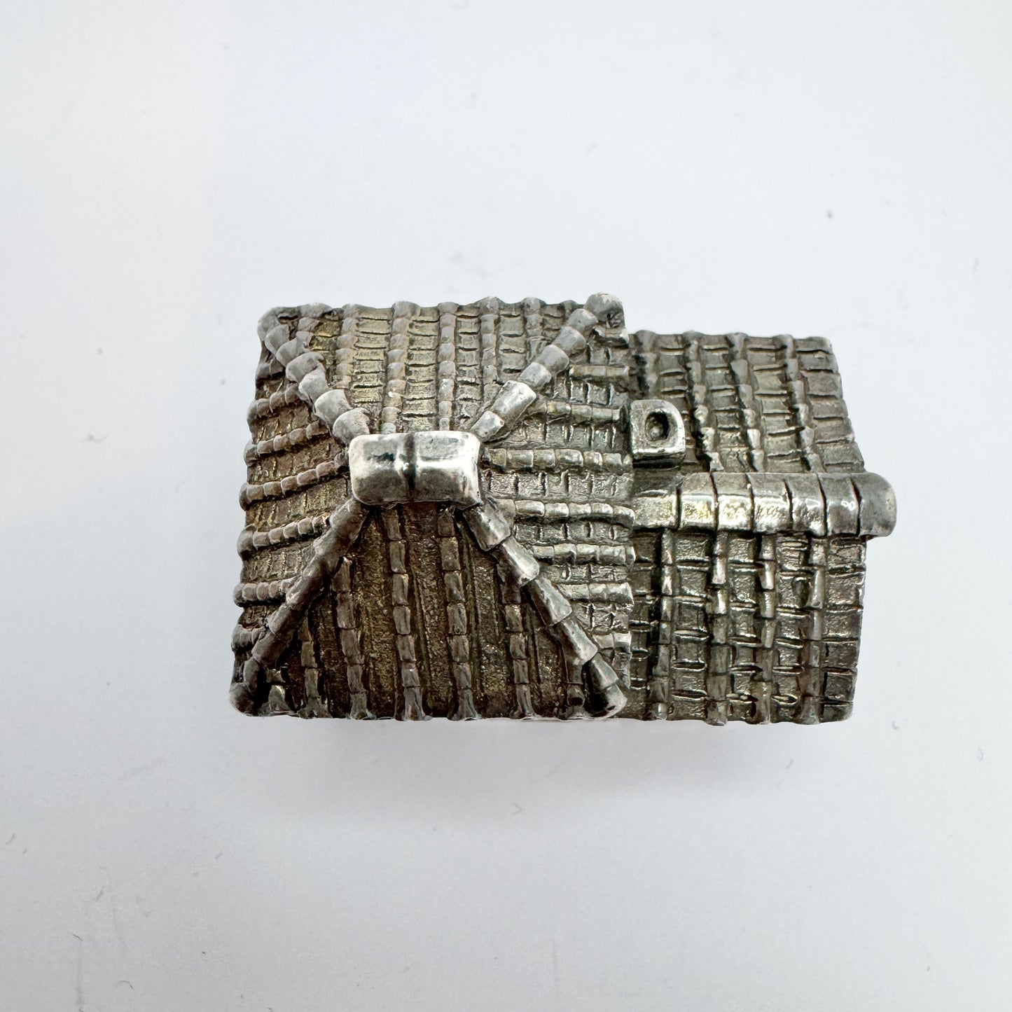 Alessandro Magrino, Italy. Vintage Sterling Silver Miniature Italian Town House.