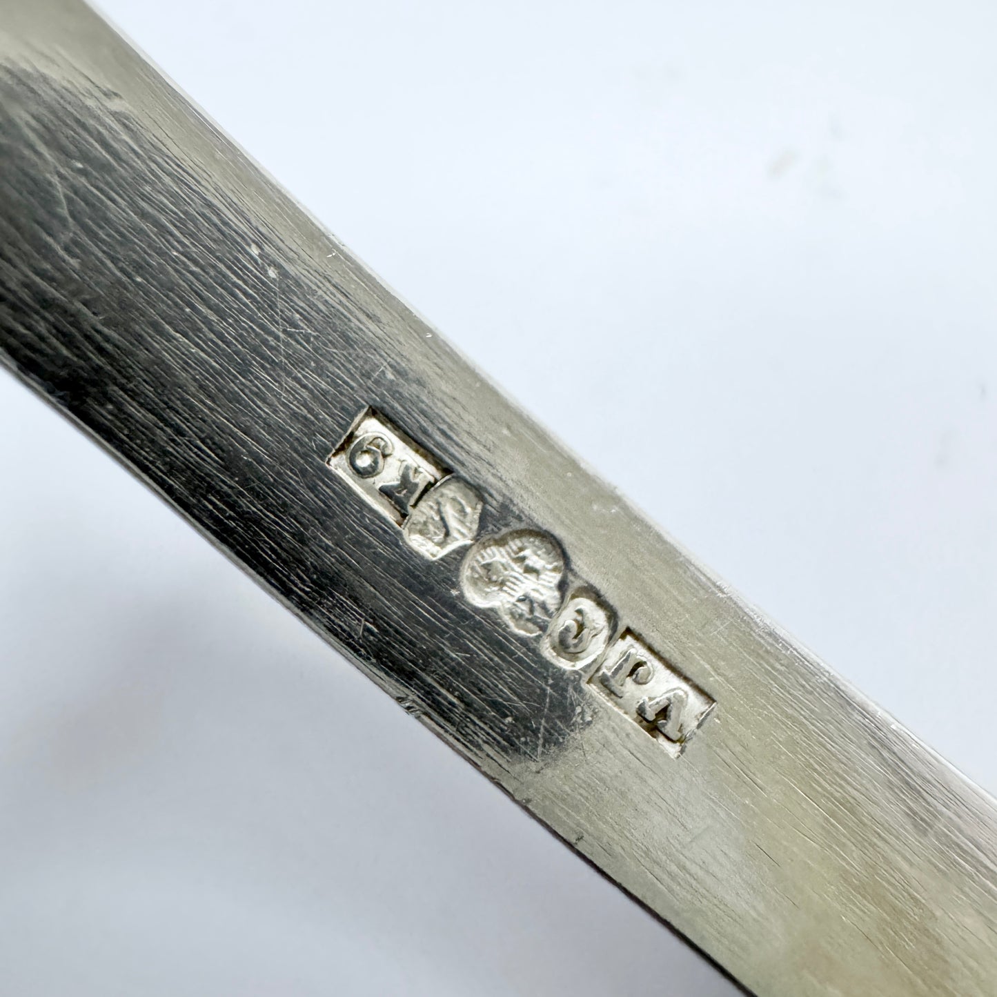 Victor Janson, Sweden year 1960. Vintage Sterling Silver Bergslagen-stone Bangle.