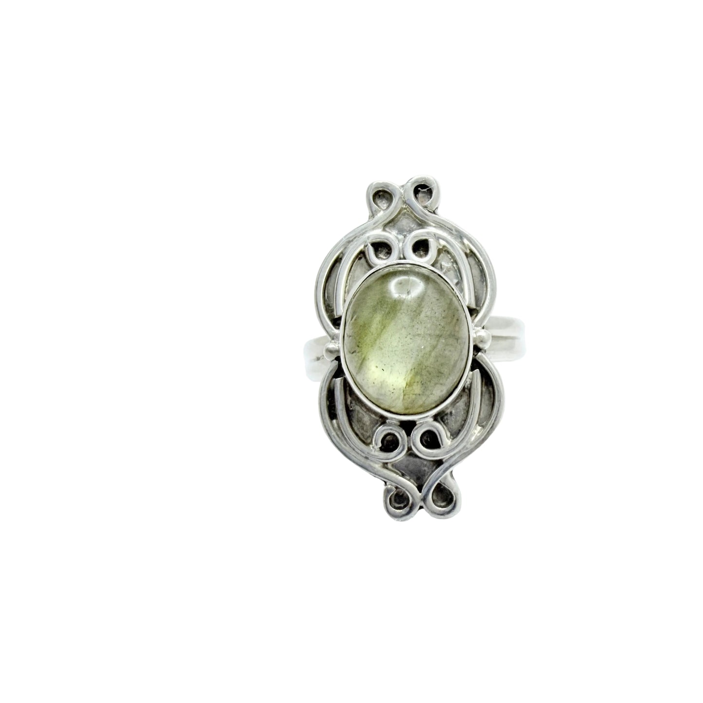 Vintage Sterling Silver Labradorite Ring.