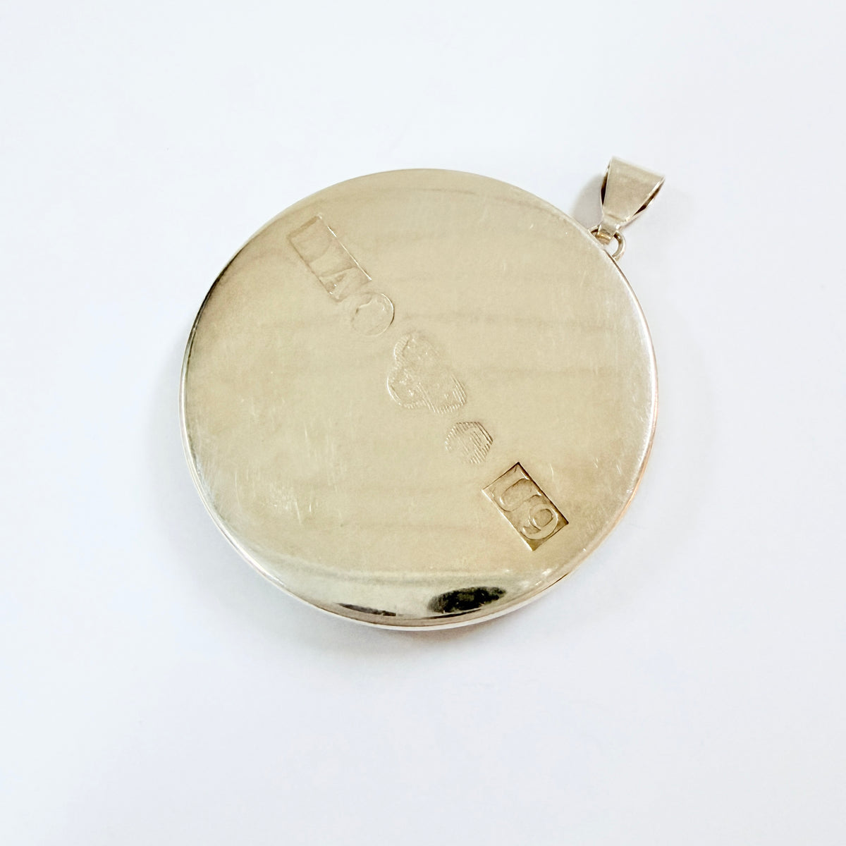 Stenlya, Sweden year 1970. Vintage Sterling Silver Porphyry  Pendant. Boxed.