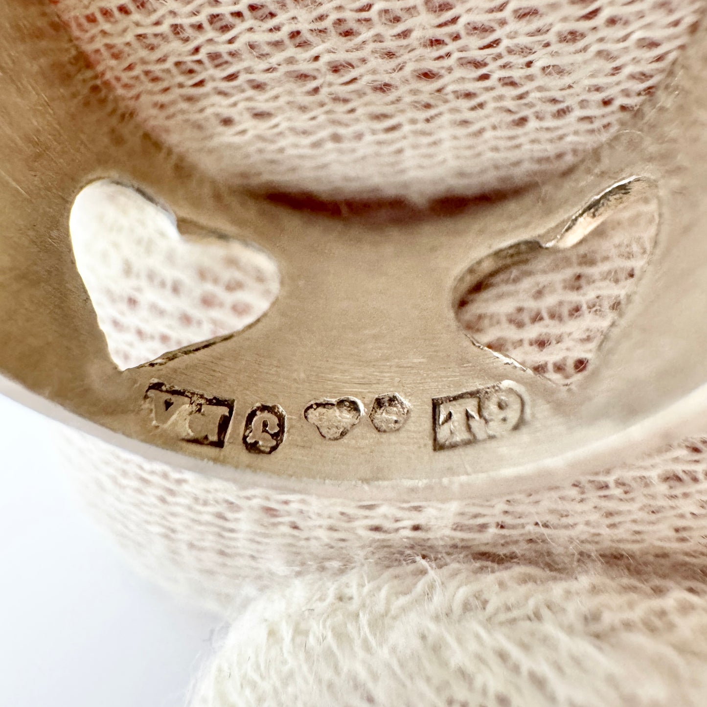 Victor Janson, Sweden 1969. Vintage Sterling Silver Heart Love Hippie Ring.