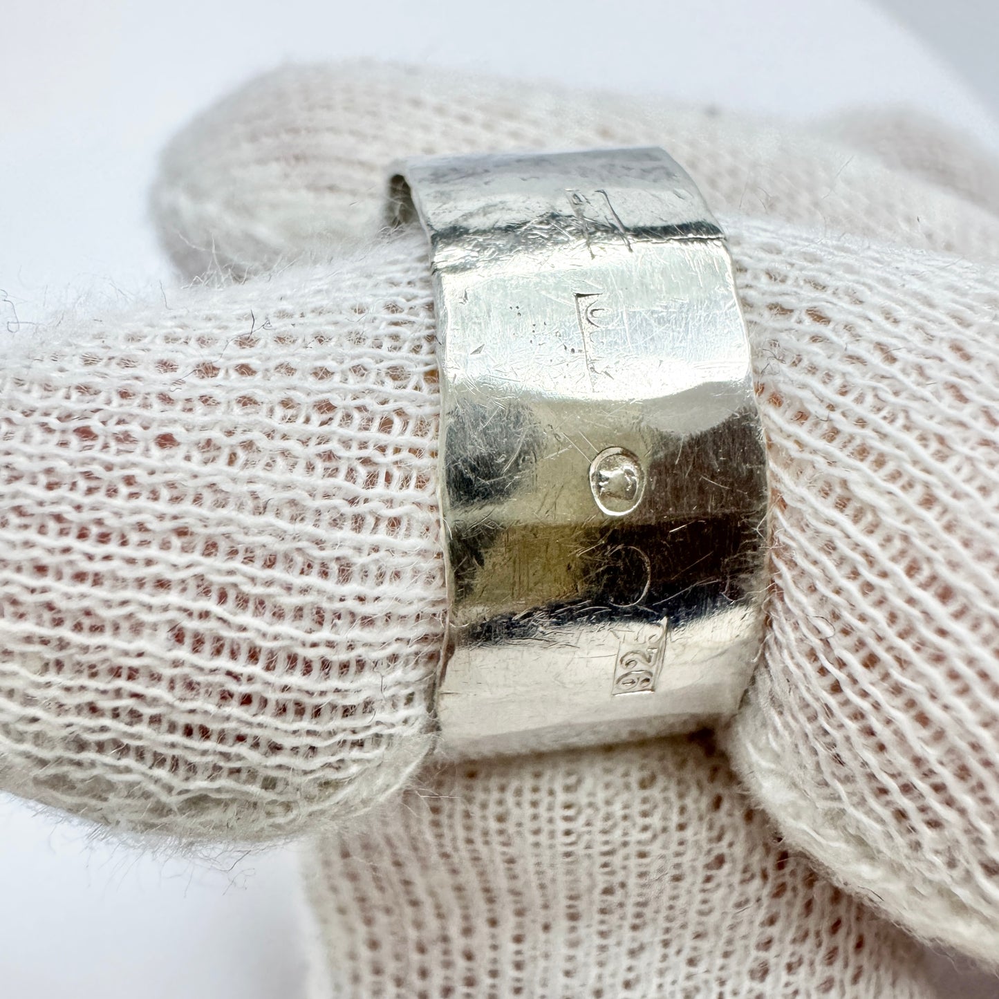 Rosa Taikon and Bernd Janusch, Sweden 1975. Chunky Vintage Sterling Silver Ring.