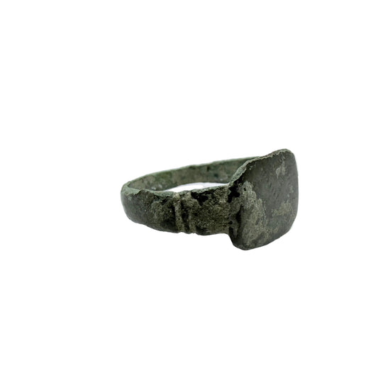 Antique Ancient Bronze Signet Ring