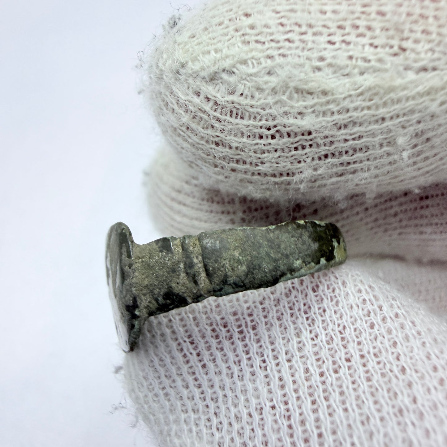 Antique Ancient Bronze Signet Ring
