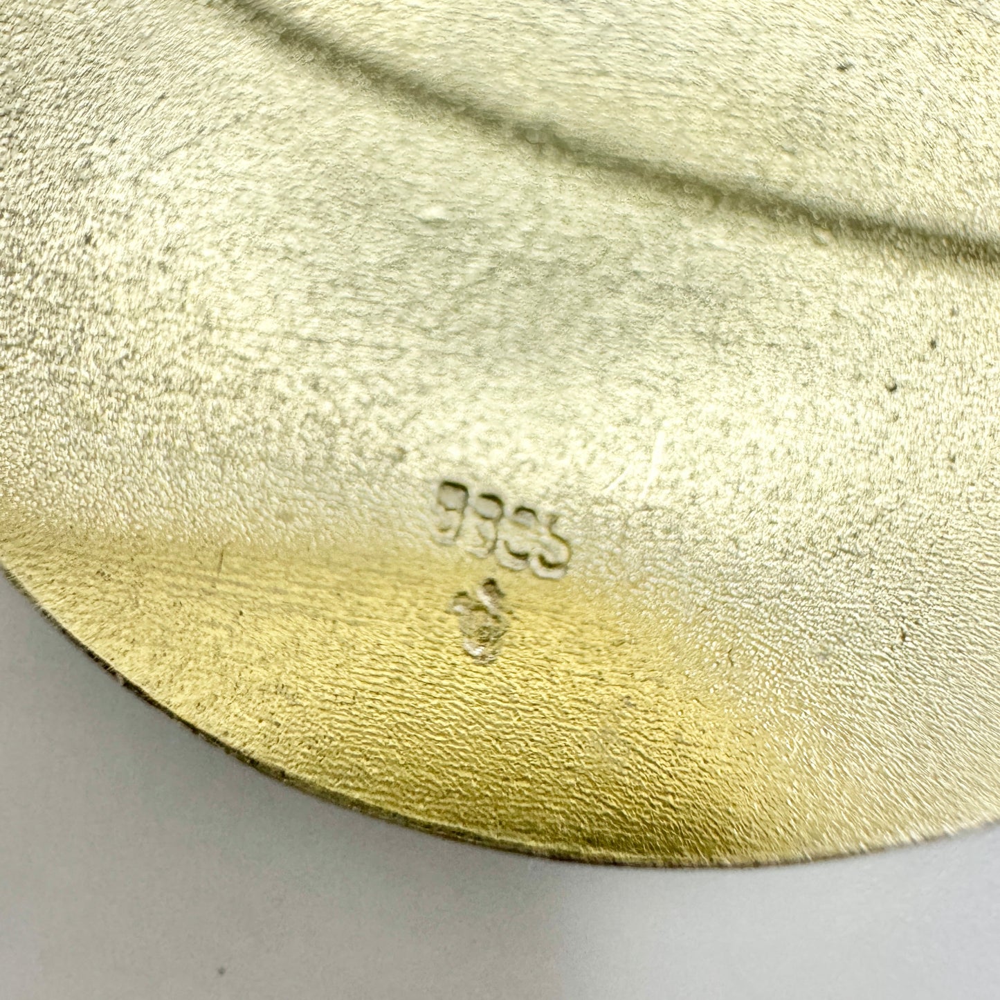 Norway c 1960 Vintage Sterling Silver Enamel Brooch.