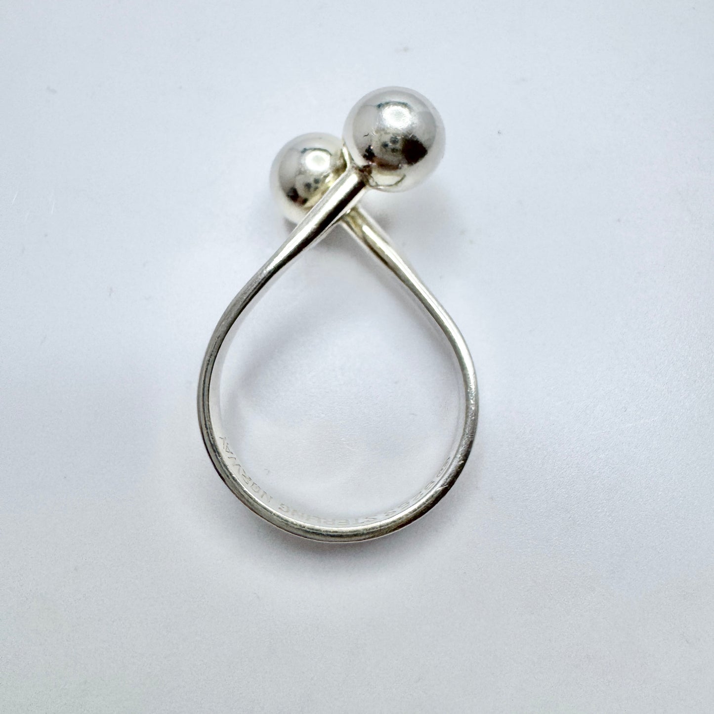 Norway. Vintage Sterling Silver Ring.