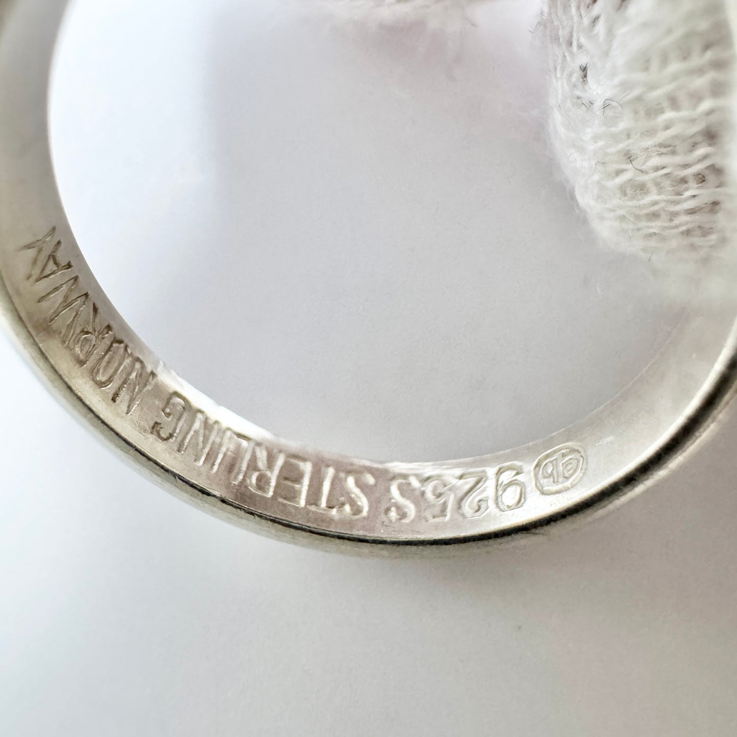 Norway. Vintage Sterling Silver Ring.