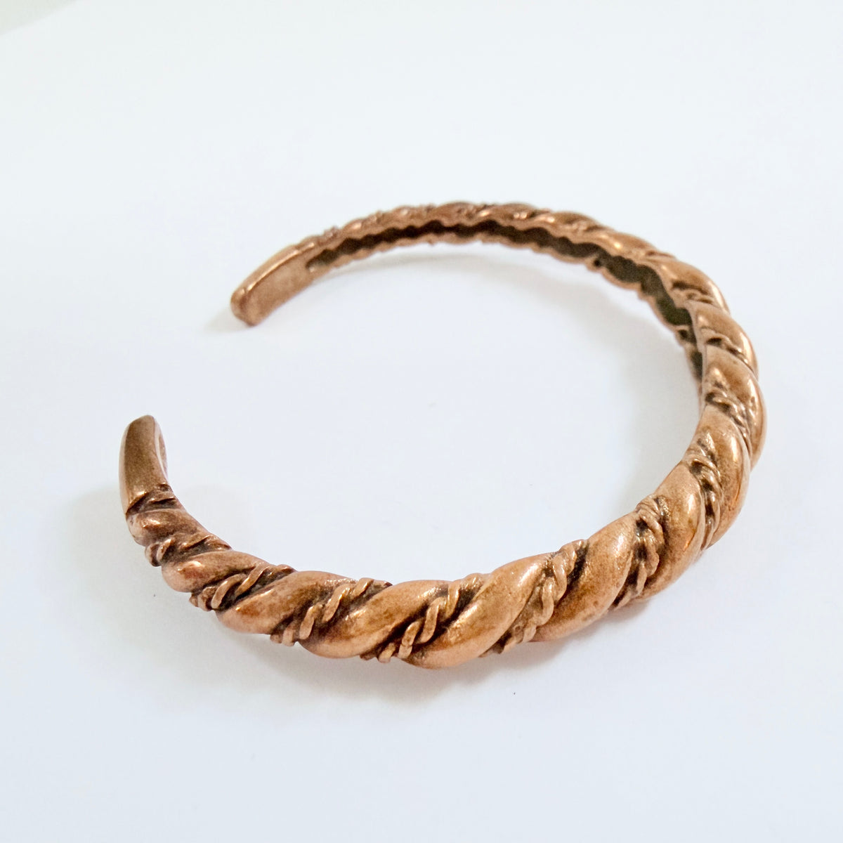 Kalavala koru, Finland. Vintage Viking-style Bronze Bracelet.