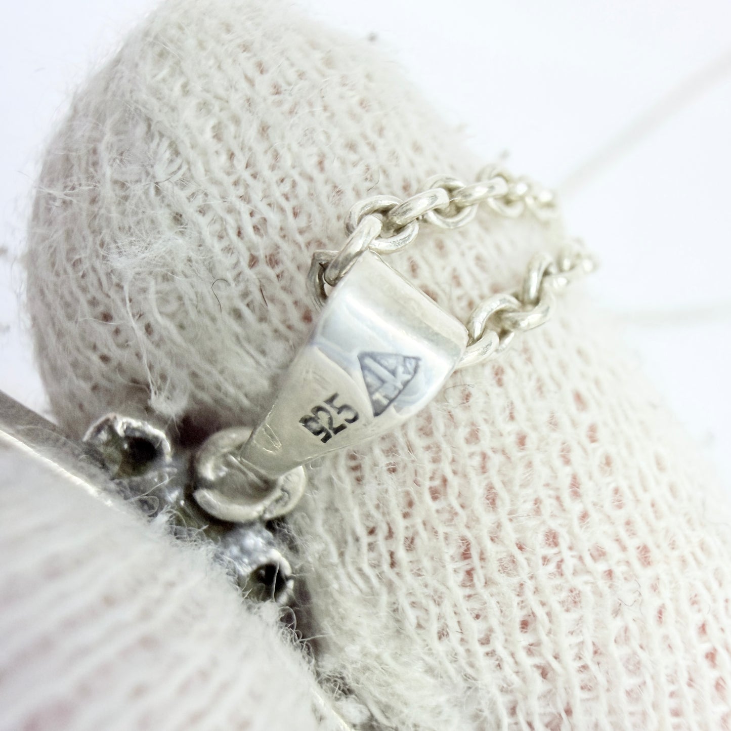 Teka, Germany 1970s. Vintage Sterling Silver Pendant + Chain