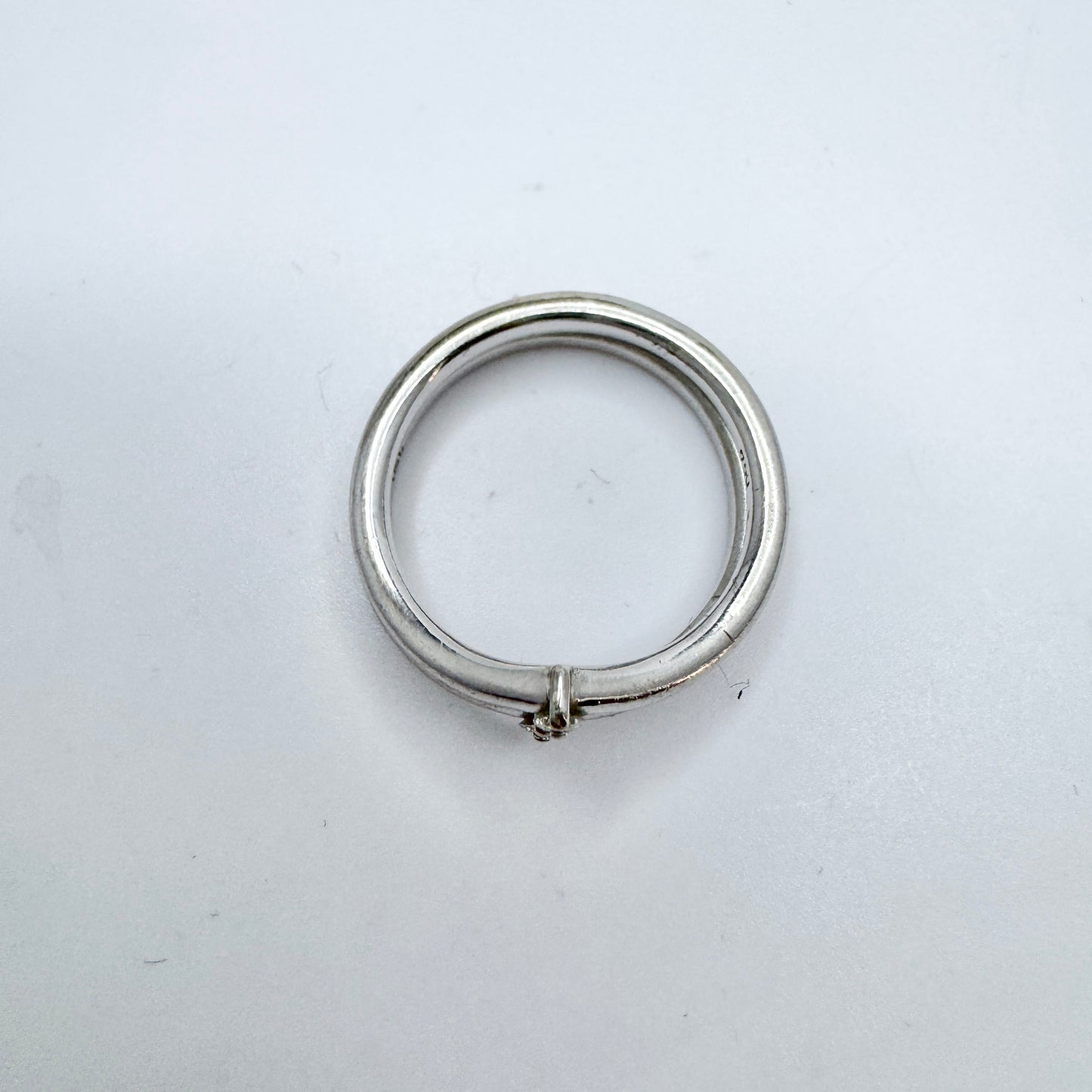 18k Gold Diamond Stack-Twin-Friends Rings.