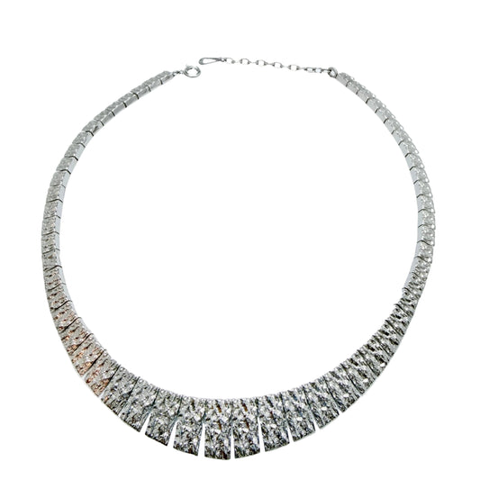 Kollmar & Jourdan, Germany ca 1970. Vintage Sterling 935 Silver Necklace.