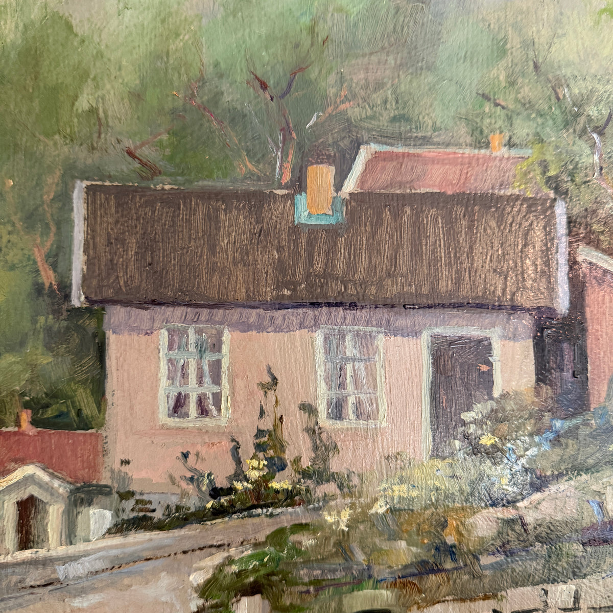 Sweden ca 1930s. Vintage Oil Painting.