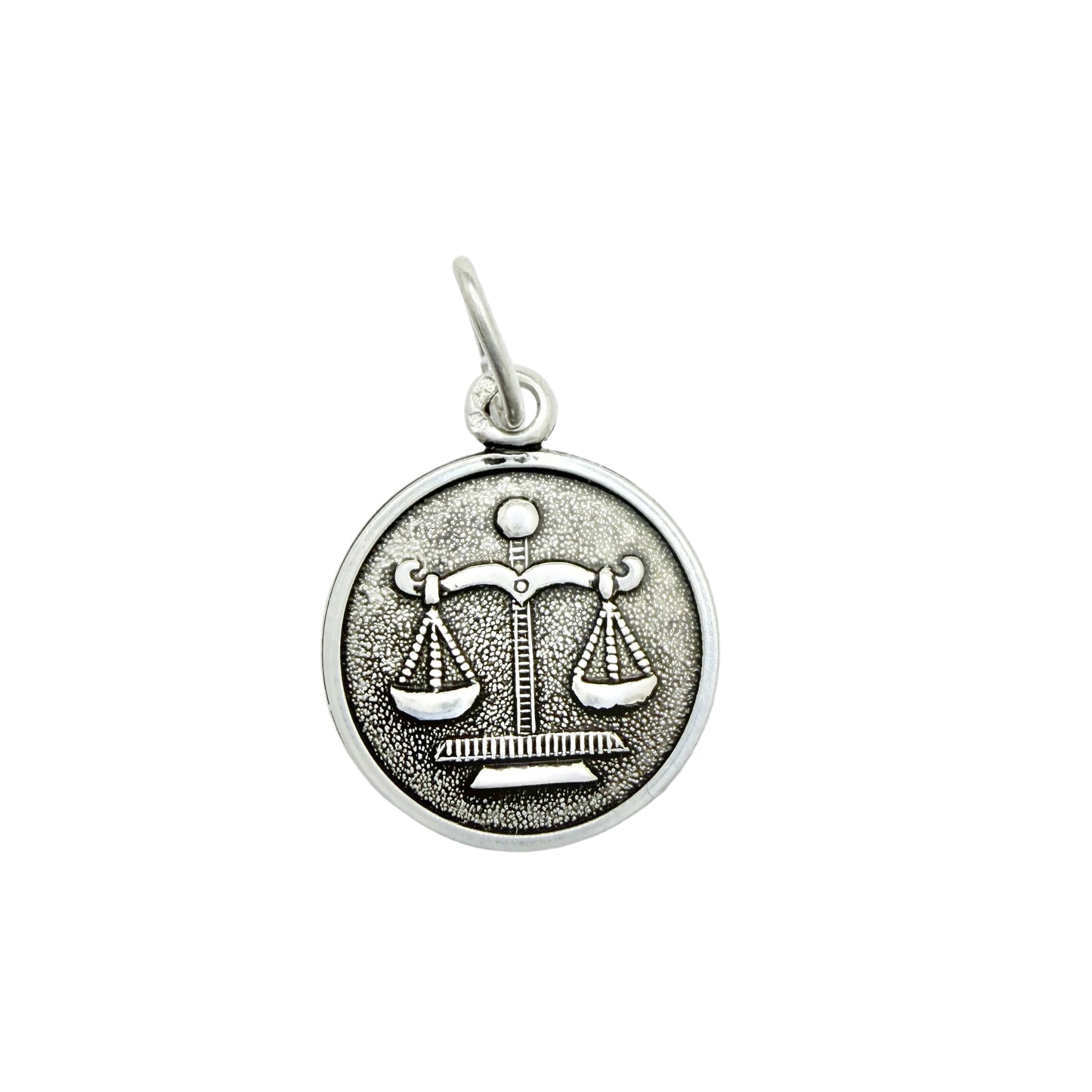 Vintage 835 Silver Zodiac Libra Charm