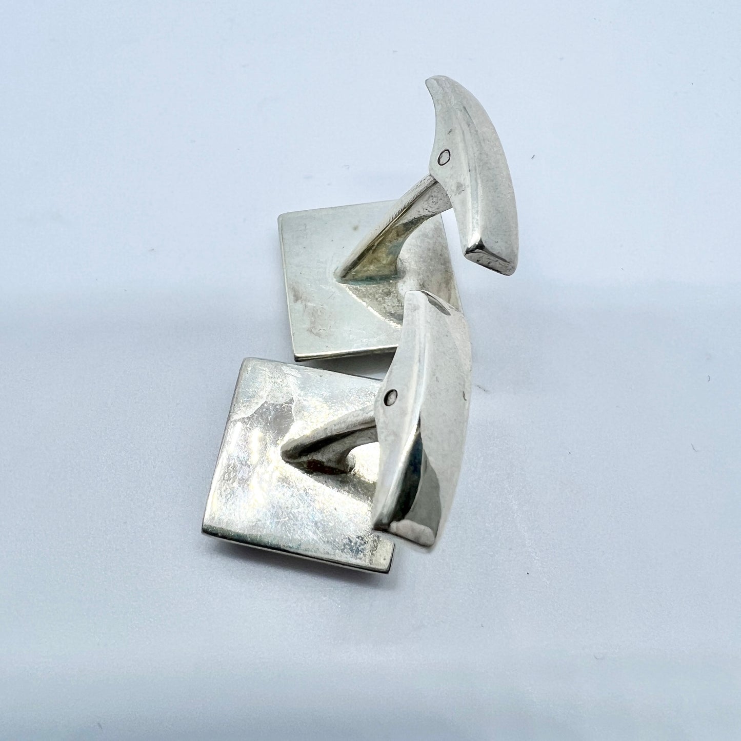 Eino Rasanen, Finland year 1971 Vintage Solid Silver Cufflinks.