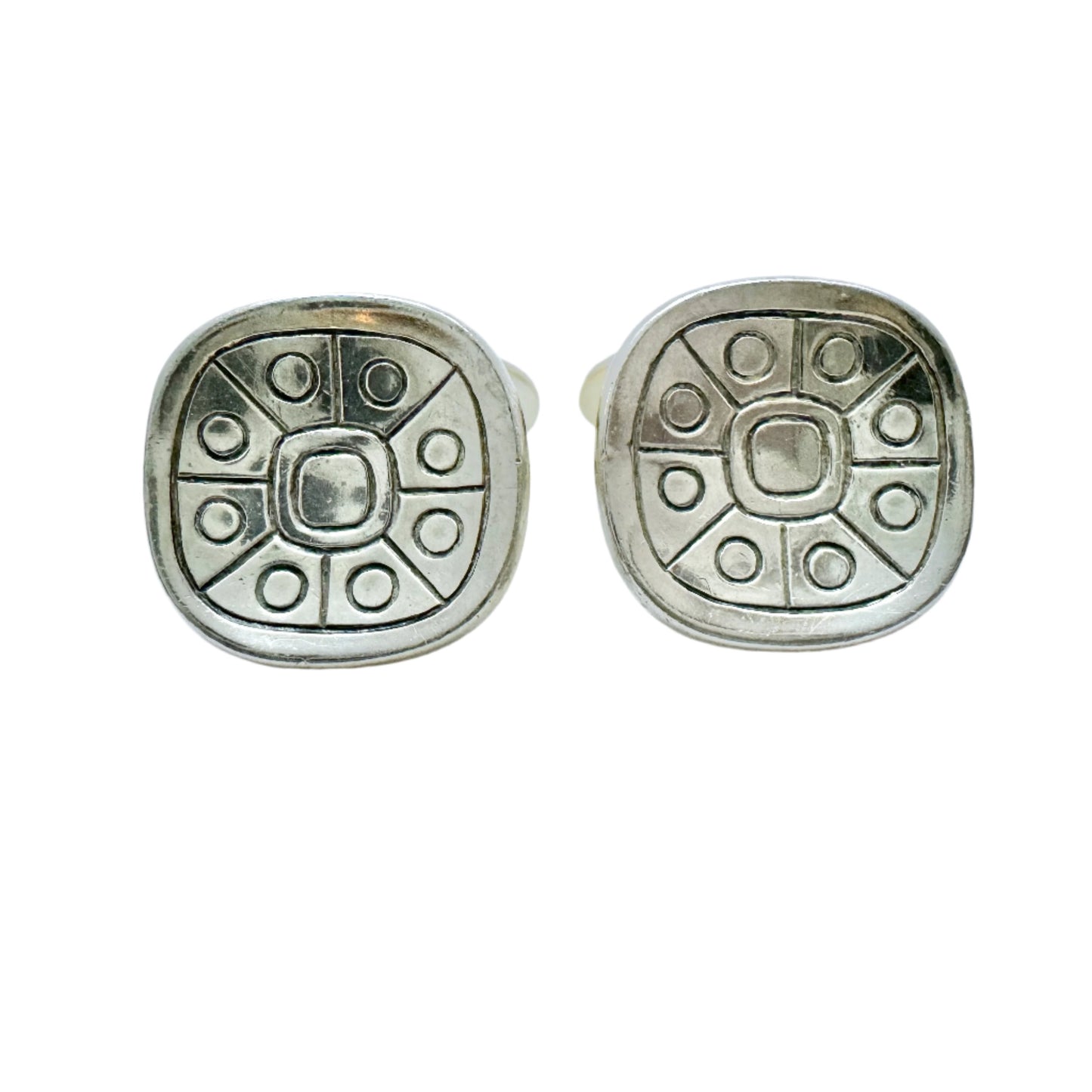 Atelier Borgila, Stockholm 1956. Vintage Sterling Silver Cufflinks.