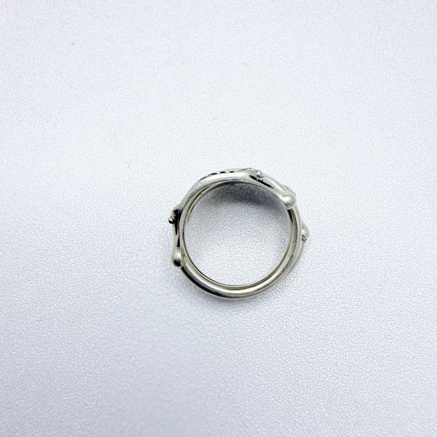 Vintage Sterling Silver Viking Copy Ring.