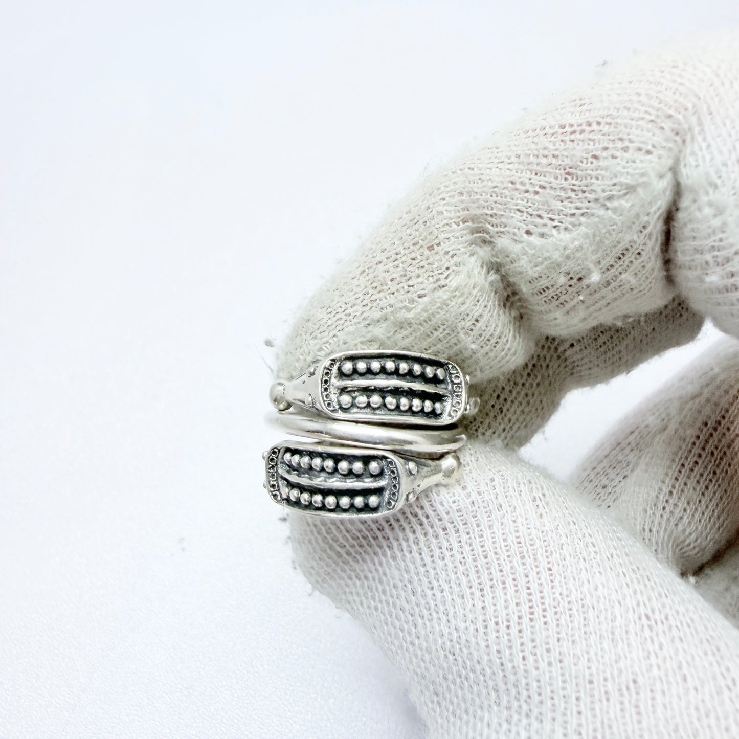 Vintage Sterling Silver Viking Copy Ring.
