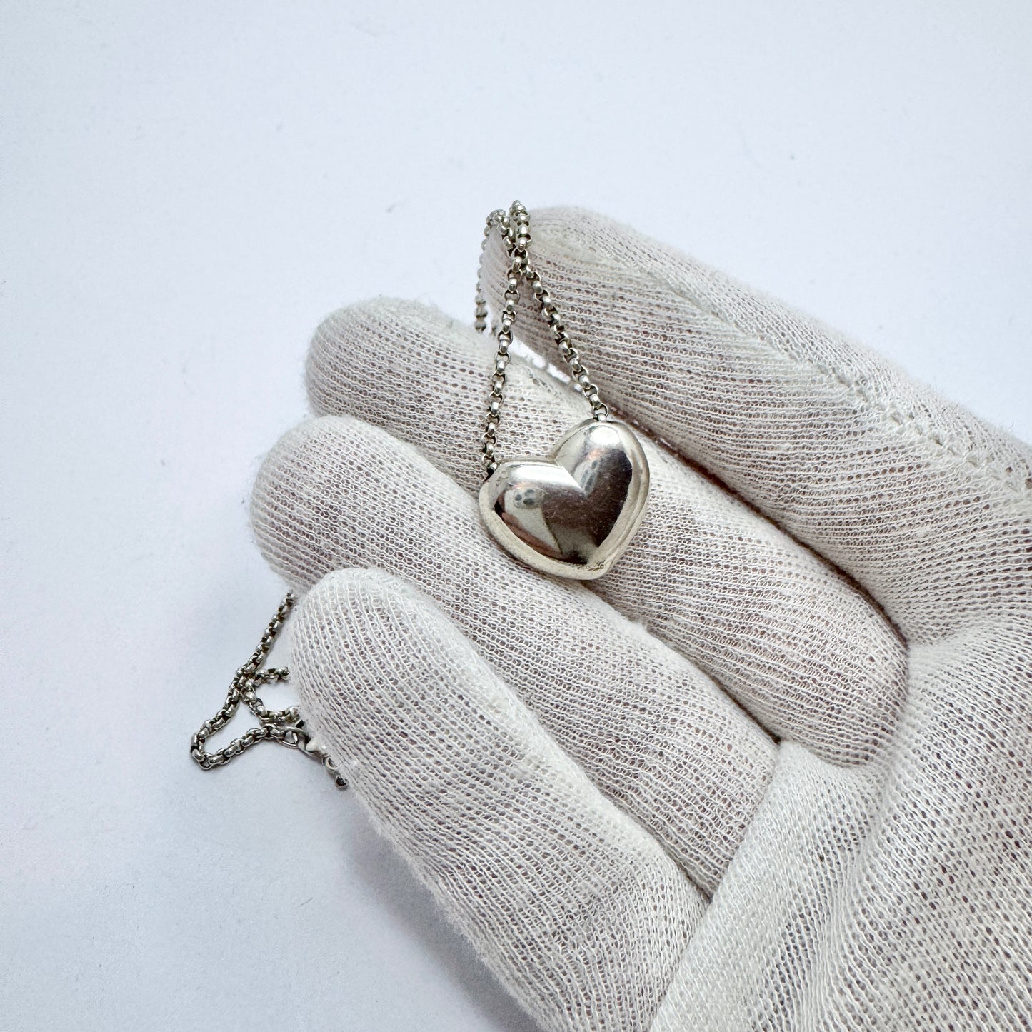 Georg Jensen, Denmark. Sterling Silver Pendant of the year 2009 Necklace.
