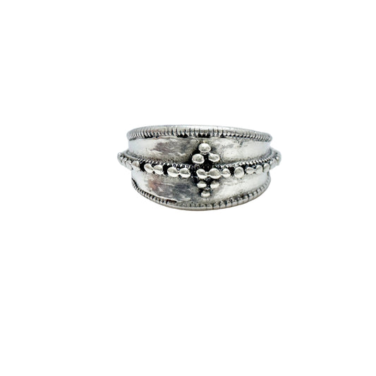 Bengt Hallberg, Sweden. Vintage Viking Copy Sterling Silver Ring.