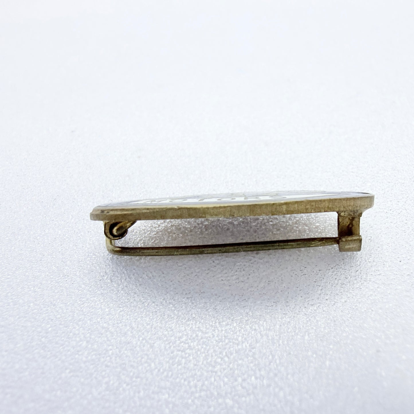 JAP Motors. Birmingham. Vintage Gilt Metal Enamel Pin.