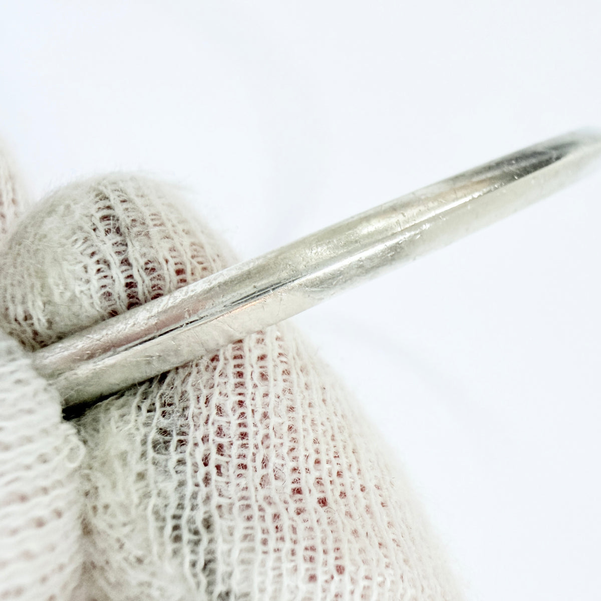 Erling Christoffersen, Plus Studios, Norway c 1960s. Vintage Sterling Silver Bangle Bracelet.