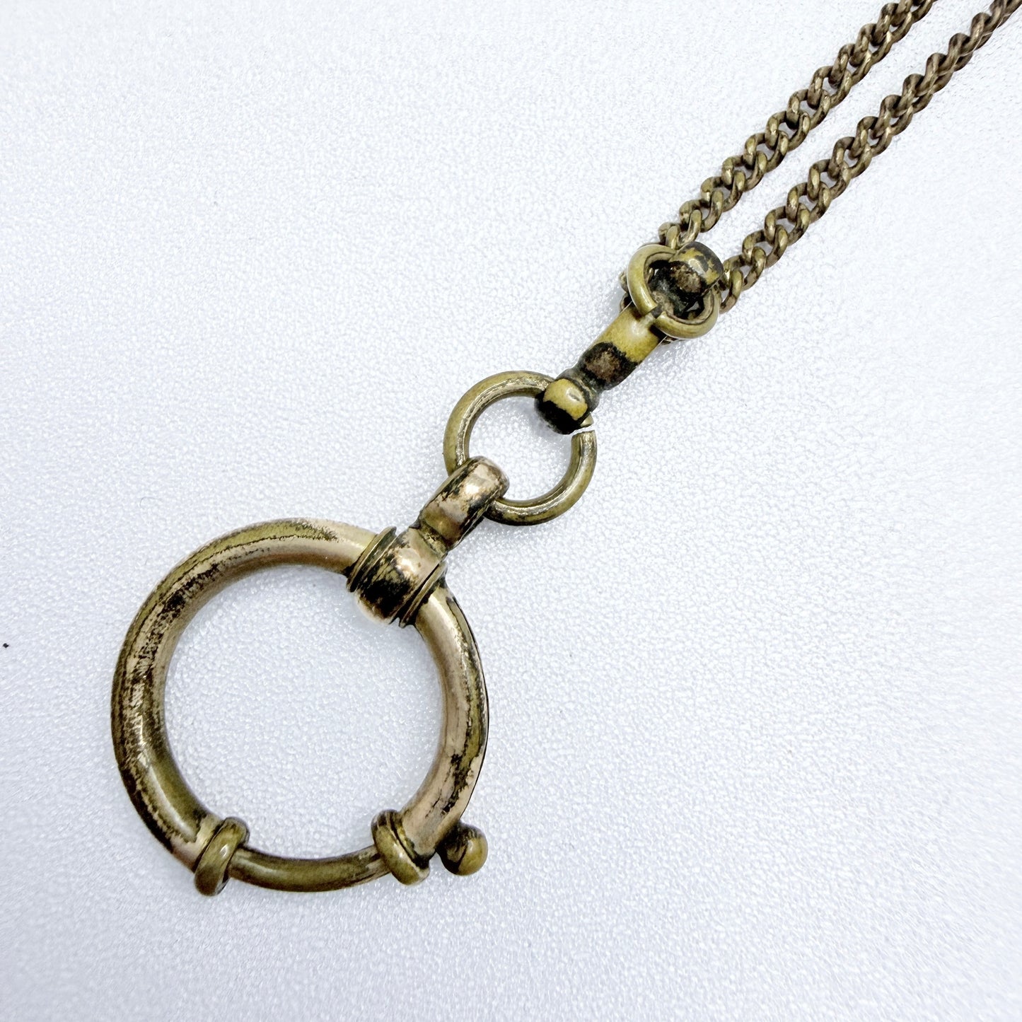 Antique ca 1920. Gilt Metal Watch Chain.