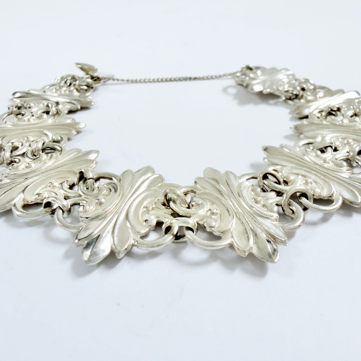 Vintage 1950s Solid Silver Bracelet.