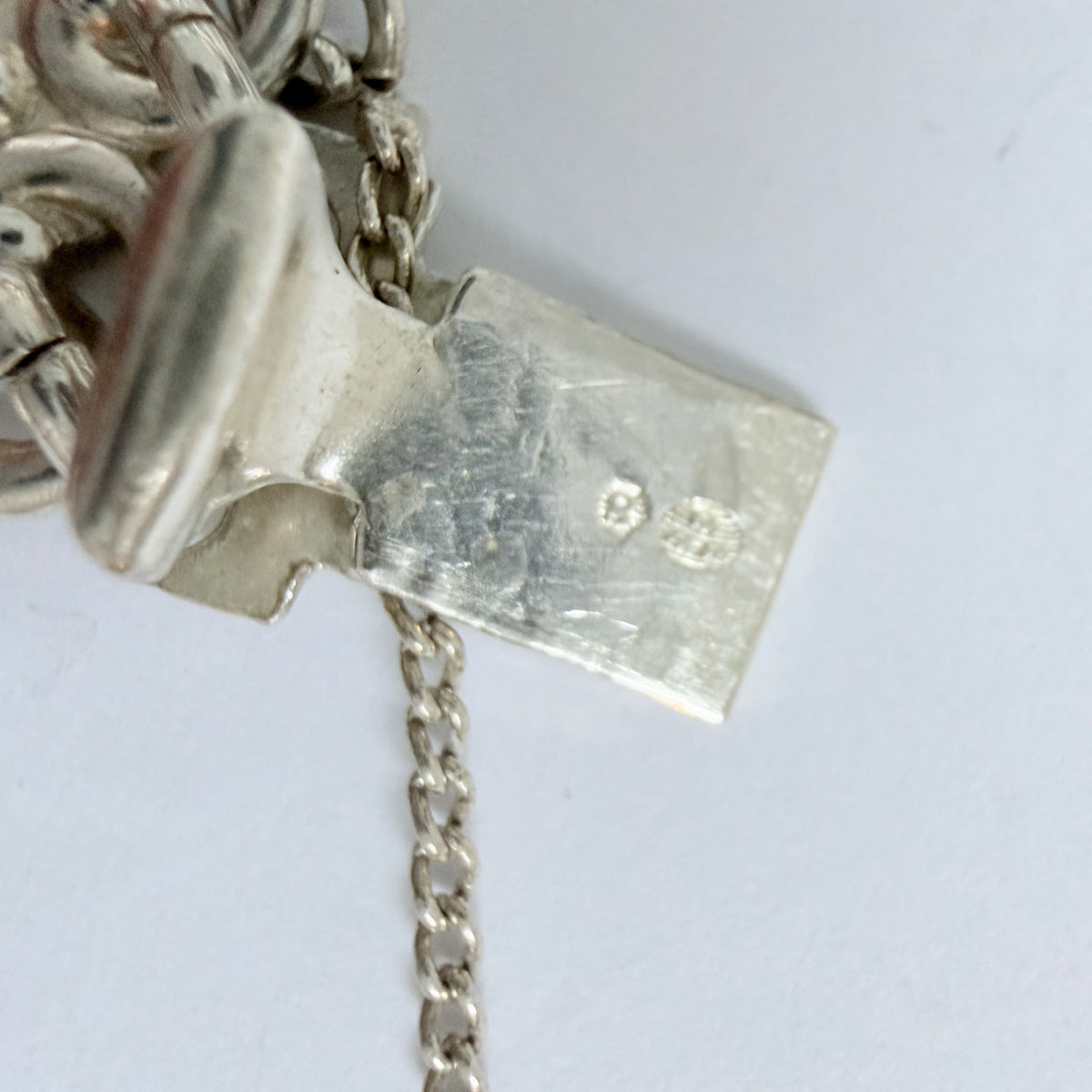 Vintage 1950s Solid Silver Bracelet.