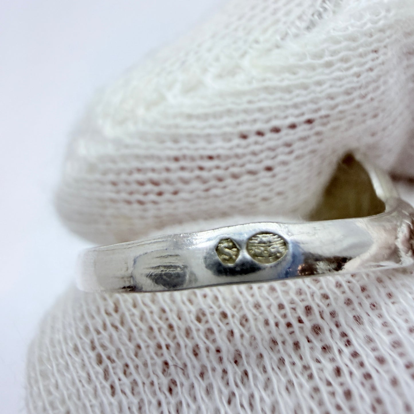 Vintage c 1950s. Vintage Sterling Silver Female Signet Ring