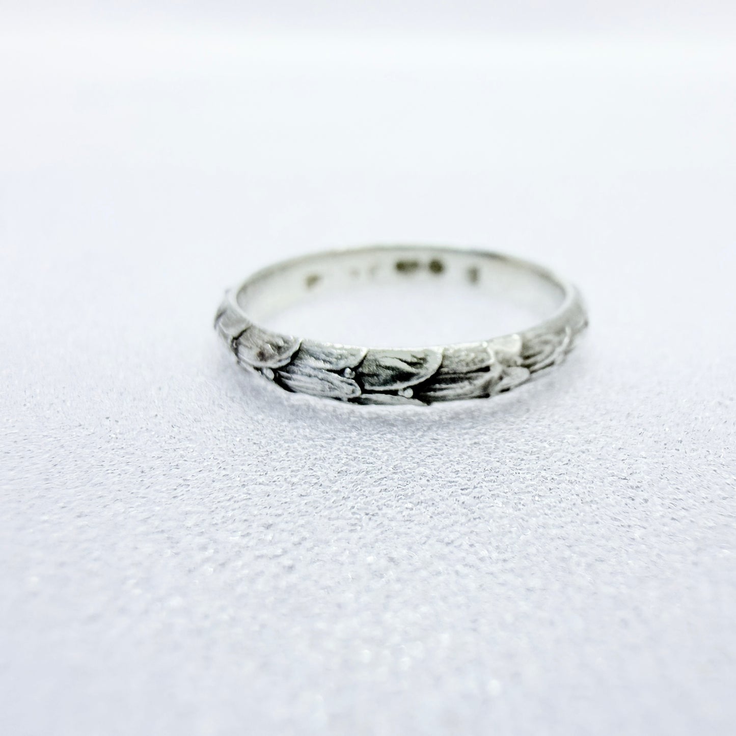 Ekström & Blom, Sweden 1930s. Vintage Solid Silver Band Ring