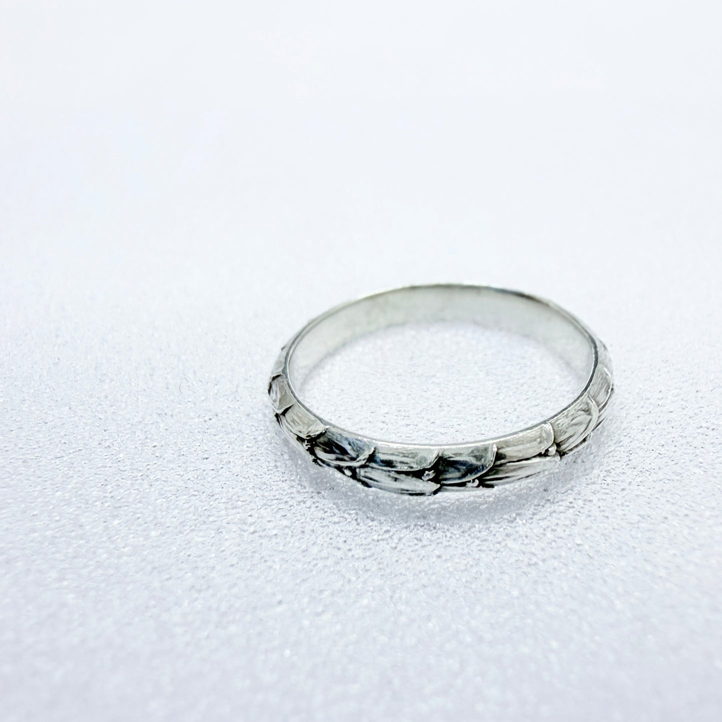 Ekström & Blom, Sweden 1930s. Vintage Solid Silver Band Ring