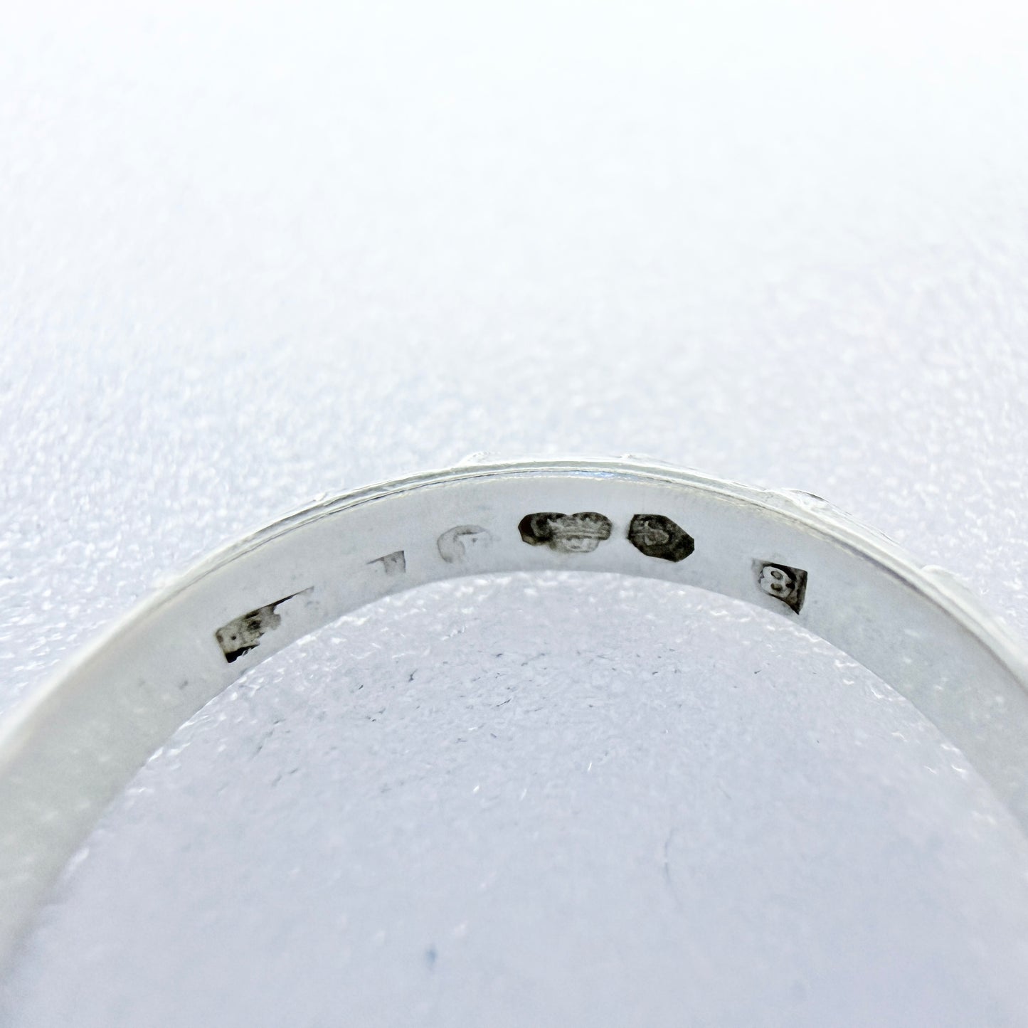 Ekström & Blom, Sweden 1930s. Vintage Solid Silver Band Ring