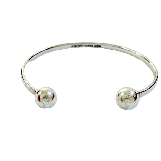 Arvo Saarela, Sweden 1976. Vintage Sterling Silver Bracelet. Signed.