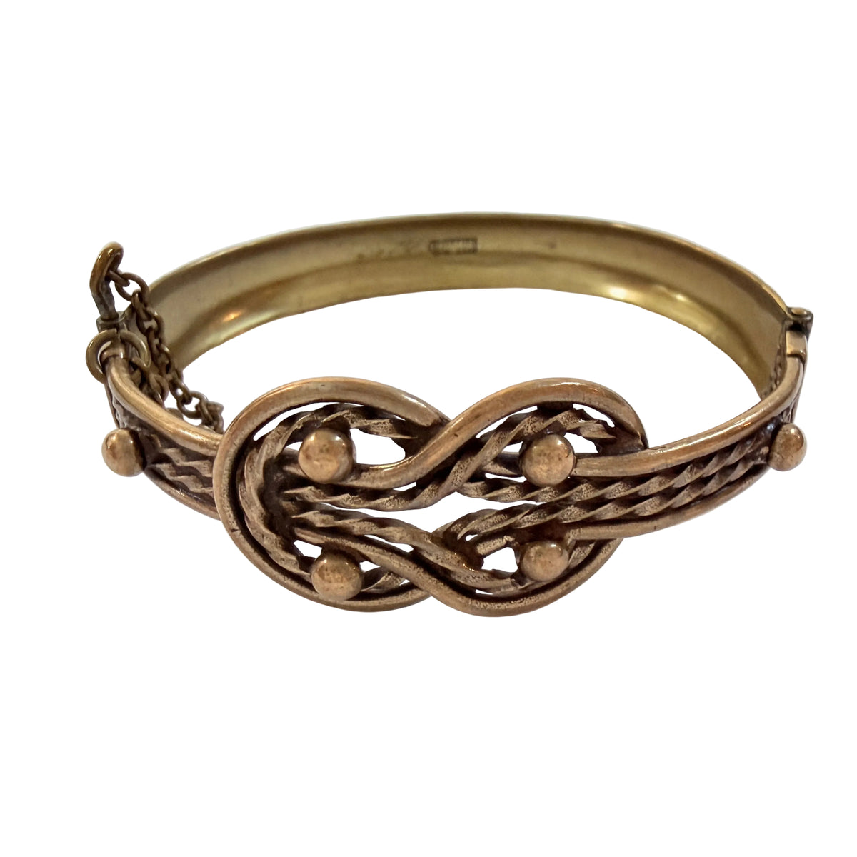 Kalevala Koru, Finland. Vintage Bronze Hinged Bracelet. Design Teljänneito