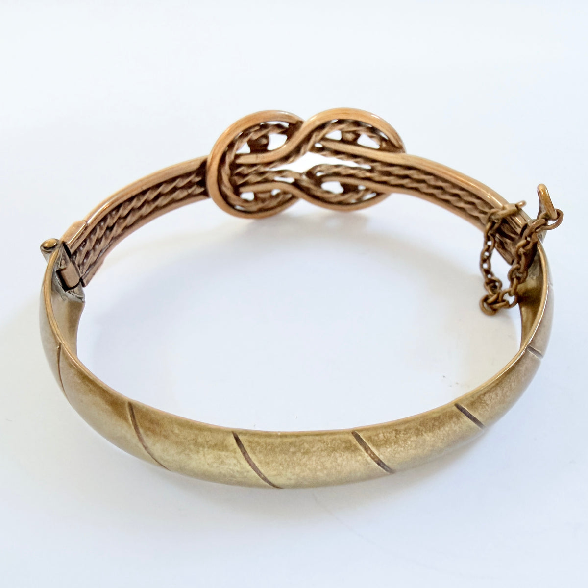 Kalevala Koru, Finland. Vintage Bronze Hinged Bracelet. Design Teljänneito