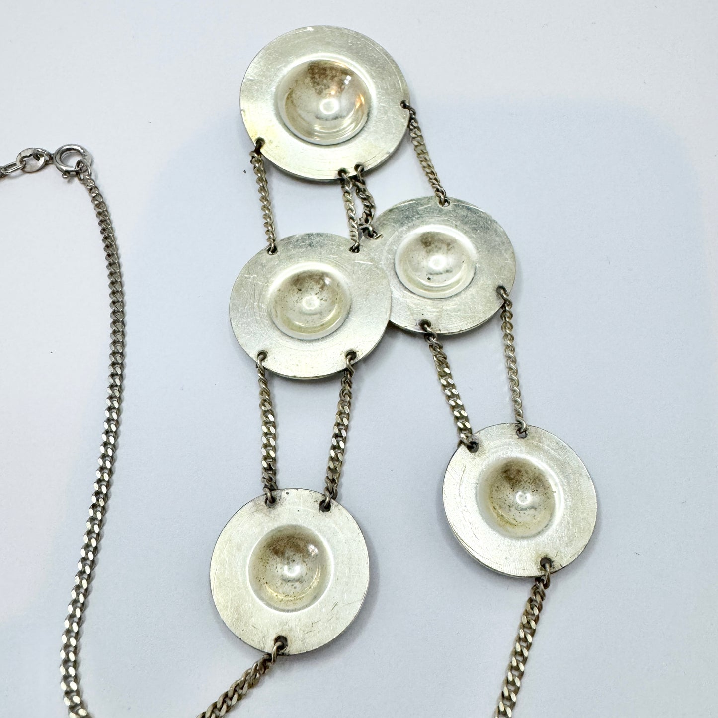 Sweden. Vintage Sterling Silver Necklace.