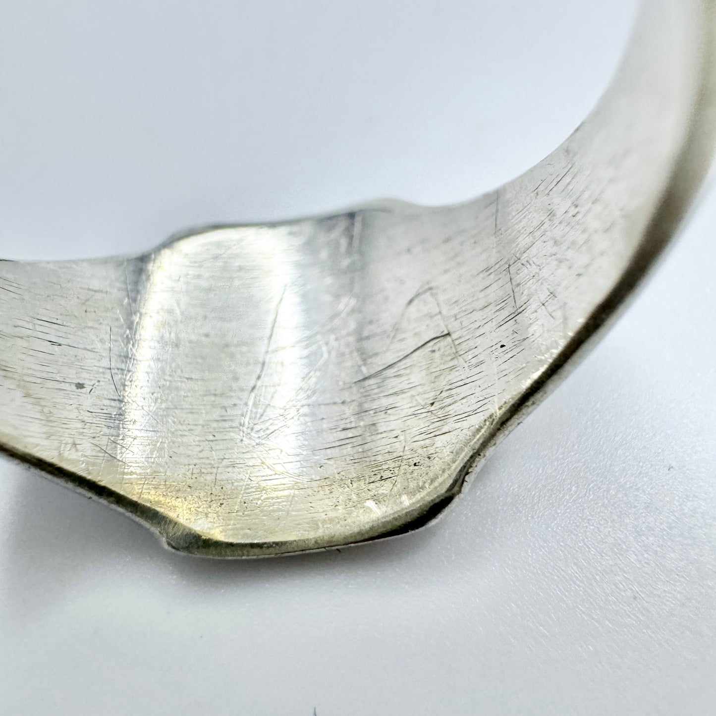 Gustafson & Son, Sweden 1946. Vintage Sterling Silver Signet Unisex Ring.