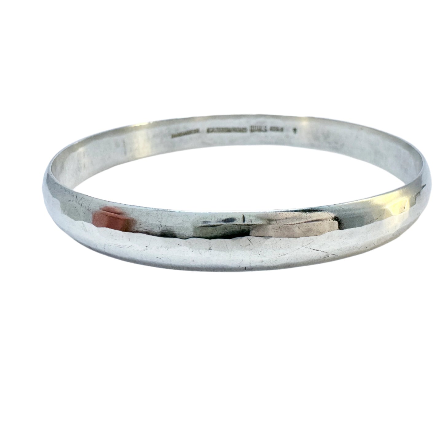 Juhls, Kautokeino, Norway. Vintage Sterling Silver Bangle Bracelet.