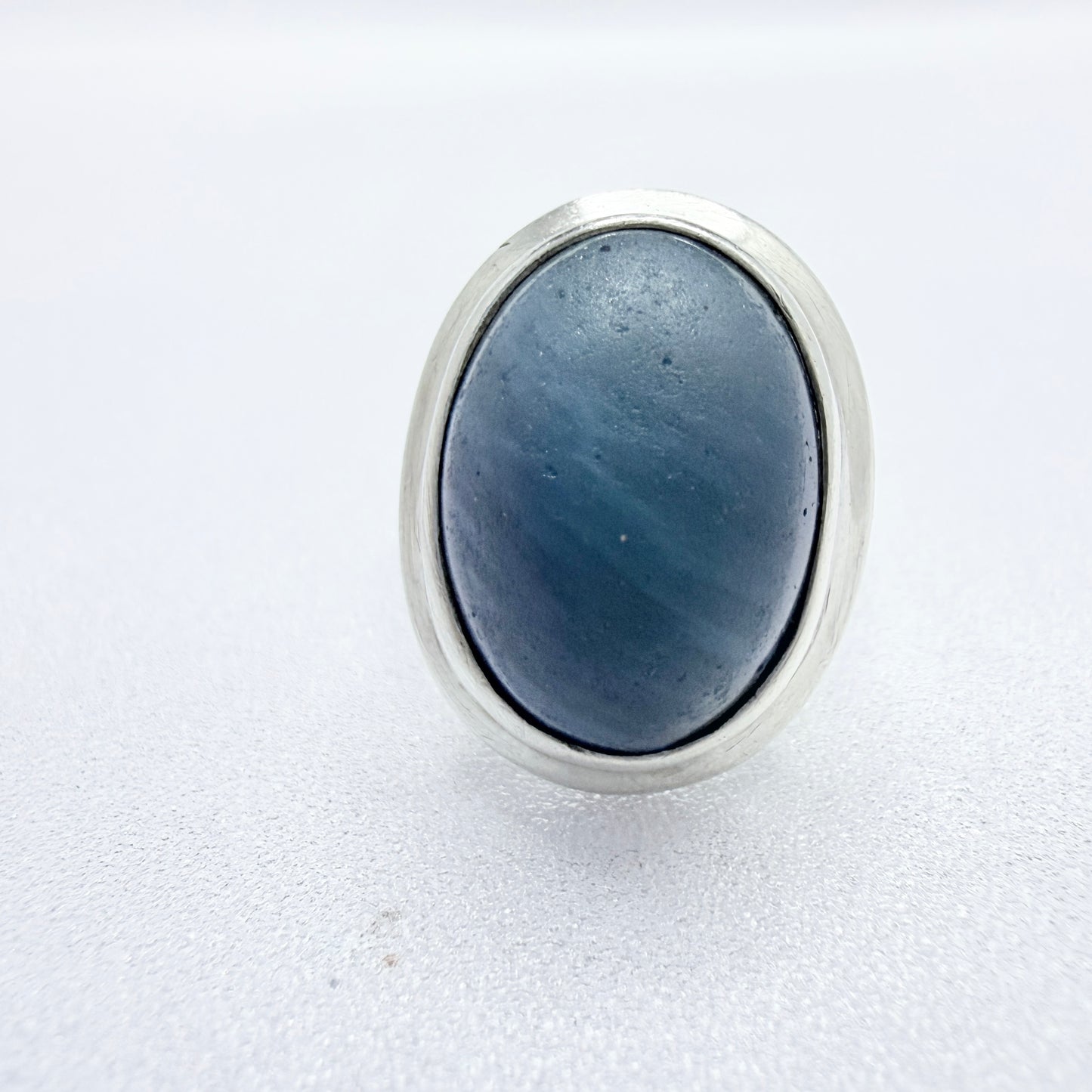 O Nordström, Sweden 1979. Vintage Solid Silver Bergslagen-stone Ring.