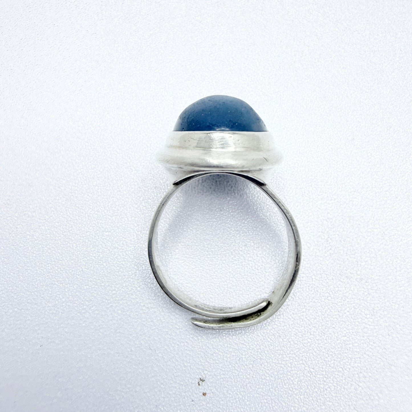 O Nordström, Sweden 1979. Vintage Solid Silver Bergslagen-stone Ring.