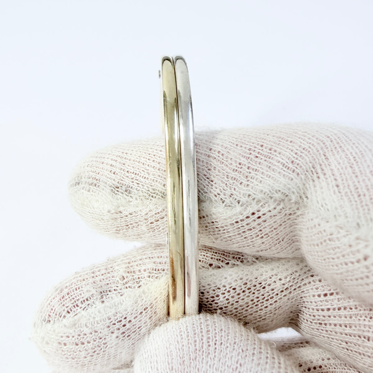 Andreas Mikkelsen for Georg Jensen, Denmark. Vintage Sterling Silver Gold Gilt Bracelet.