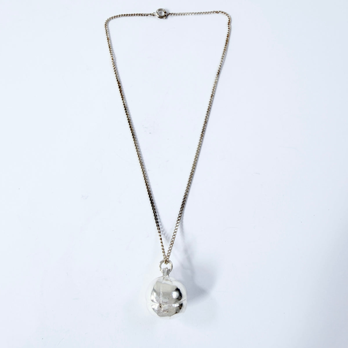 Theresia Hvorslev, Sweden. Vintage Sterling Silver Pendant Necklace. Design: Silverknappen