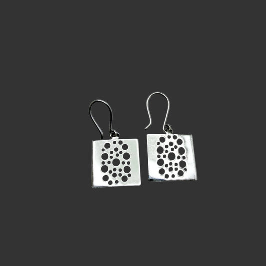 Liisa Vitali for Kultakeskus, Finland Vintage Sterling Silver Earrings