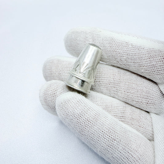 Two Vintage Scandinavian Silver Thimbles. Denamark and Sweden.