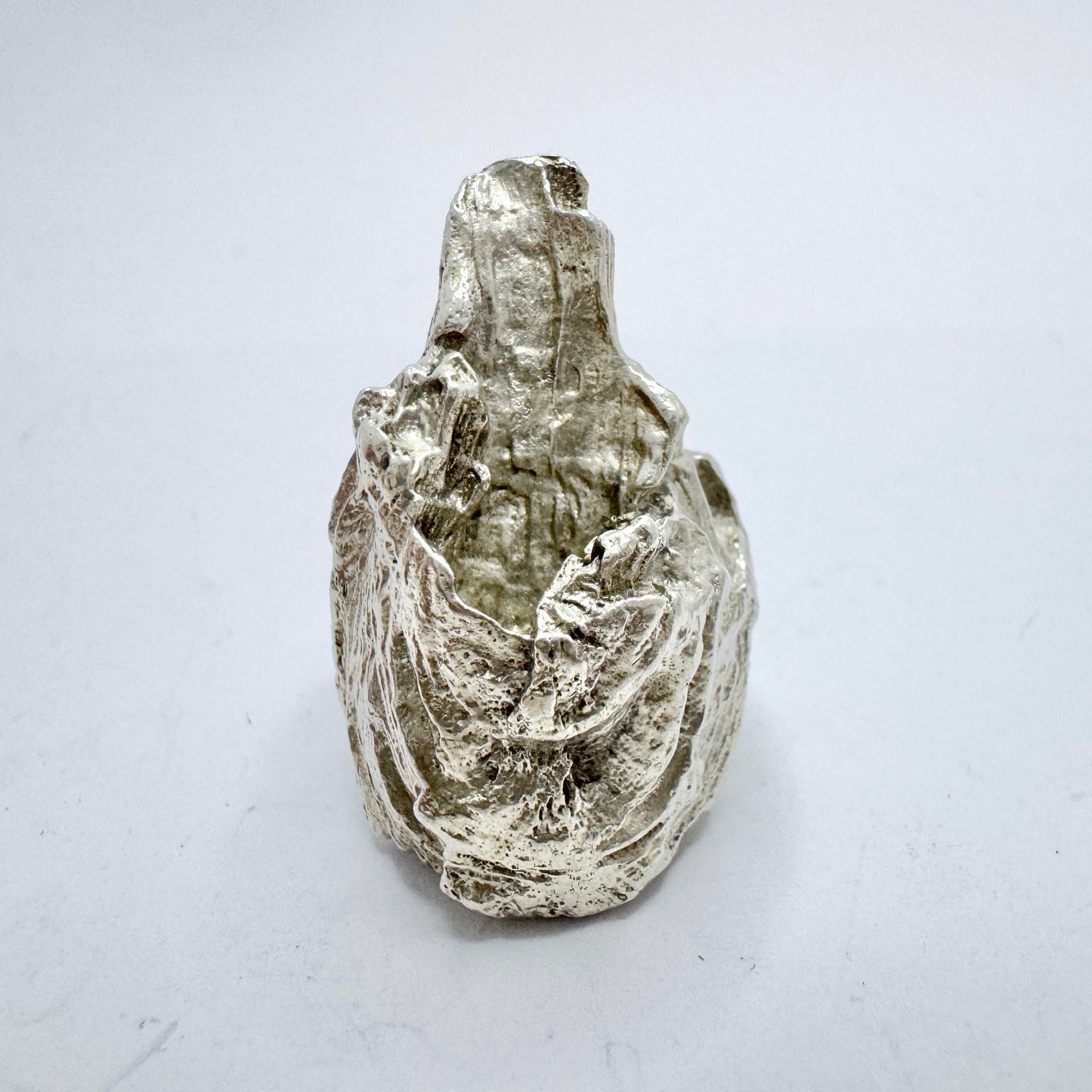 Knud V Andersen for Anton Michesen, Denmark ca 1970. Chunky Vintage Sterling Silver Ring.