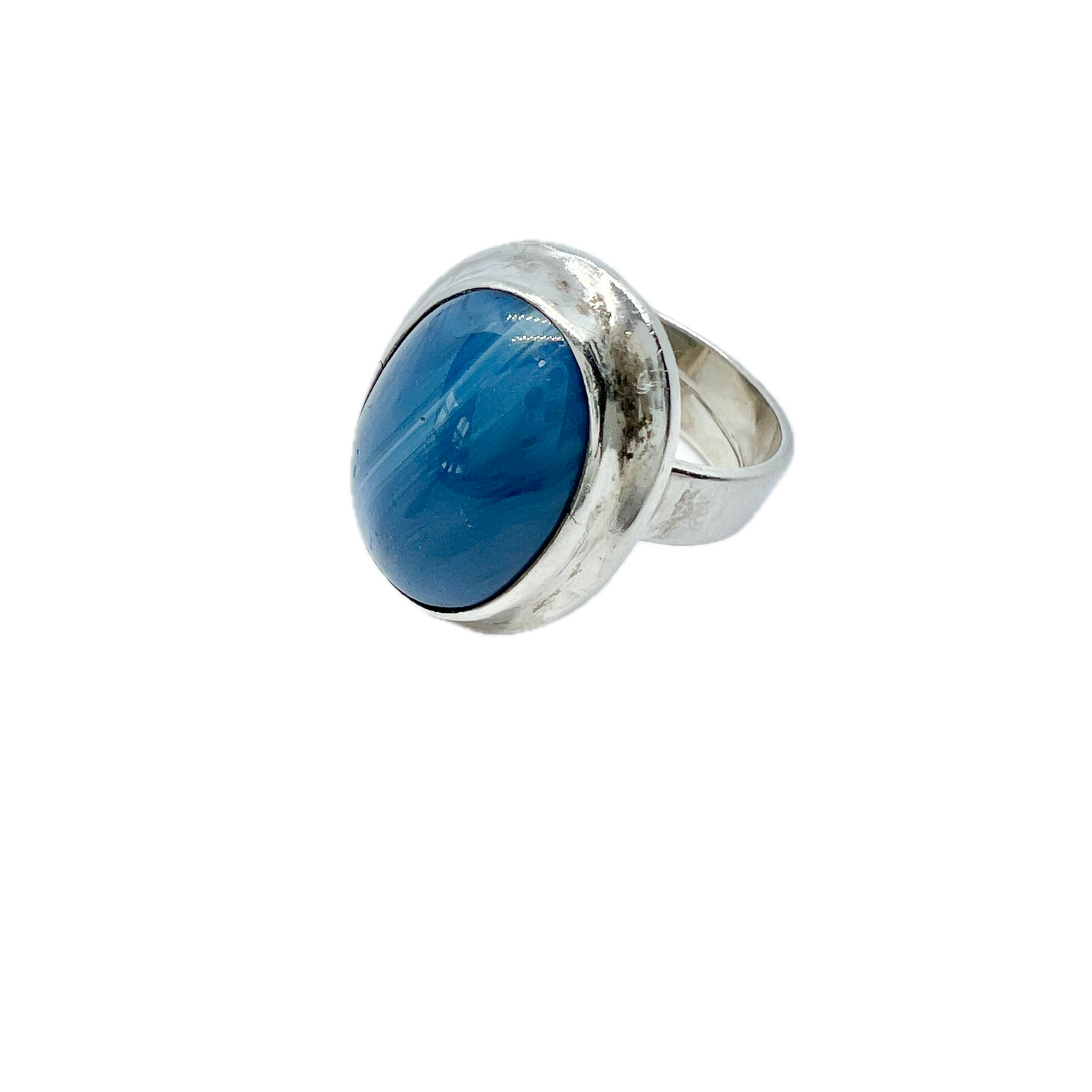 Ove Nordström, Sweden 1970s. Sterling Silver Bergslagen-stone Ring.