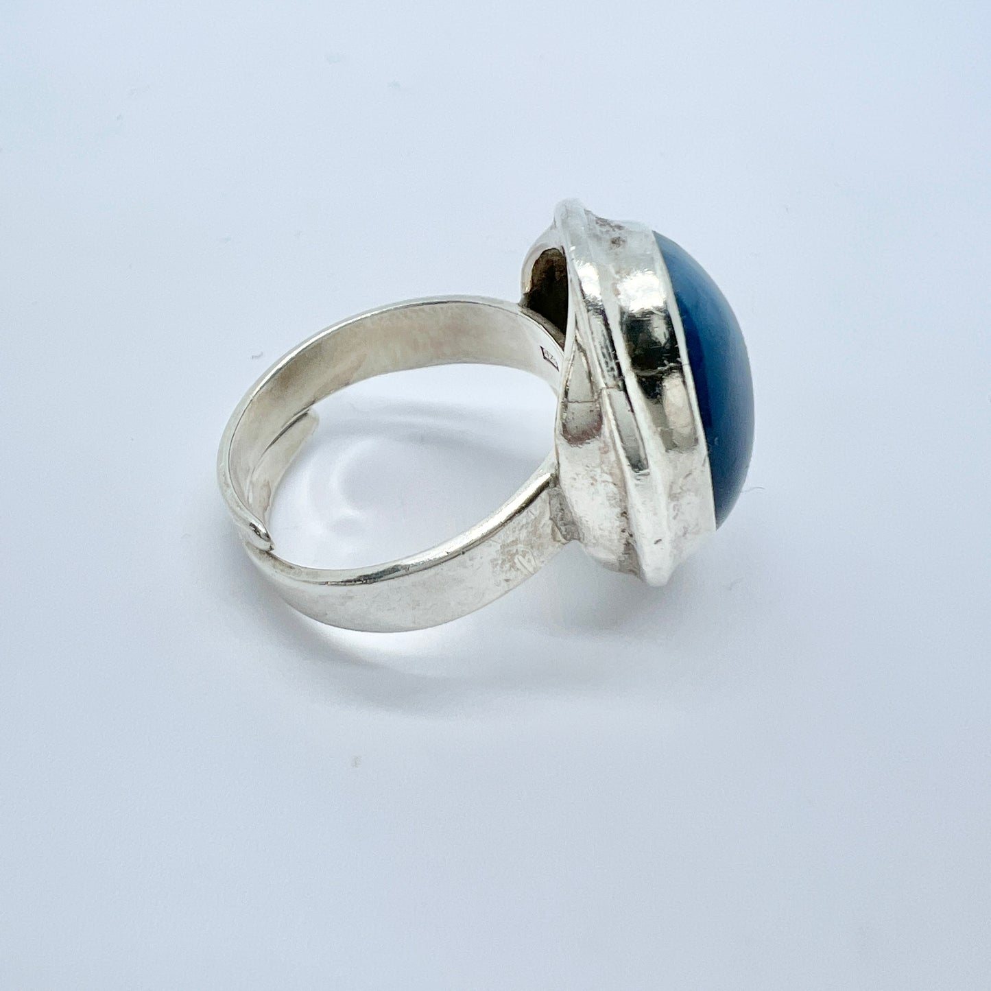 Ove Nordström, Sweden 1970s. Sterling Silver Bergslagen-stone Ring.